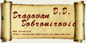 Dragovan Dobromirović vizit kartica